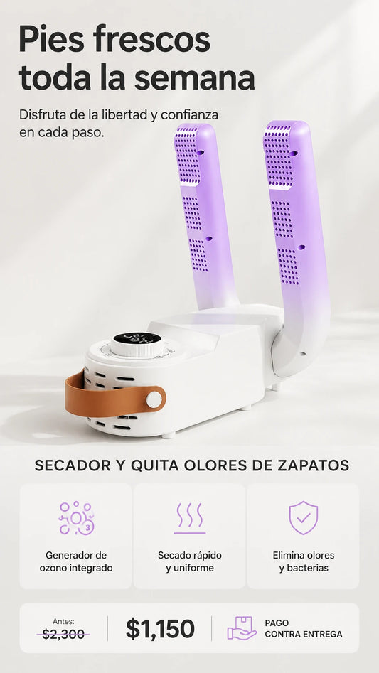 SECADOR Y QUITA OLORES DE ZAPATOS