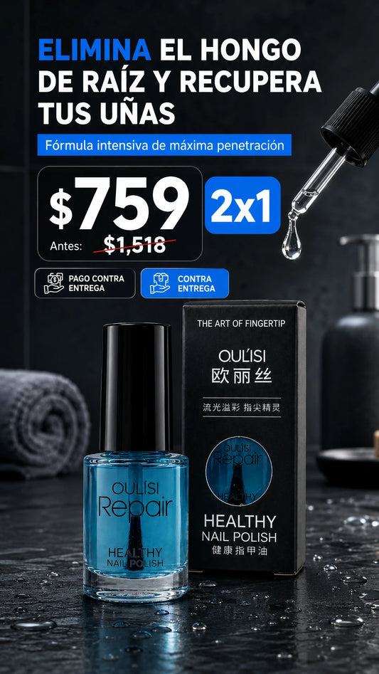 Esmalte reparador de uñas y quita hongos de las uñas
